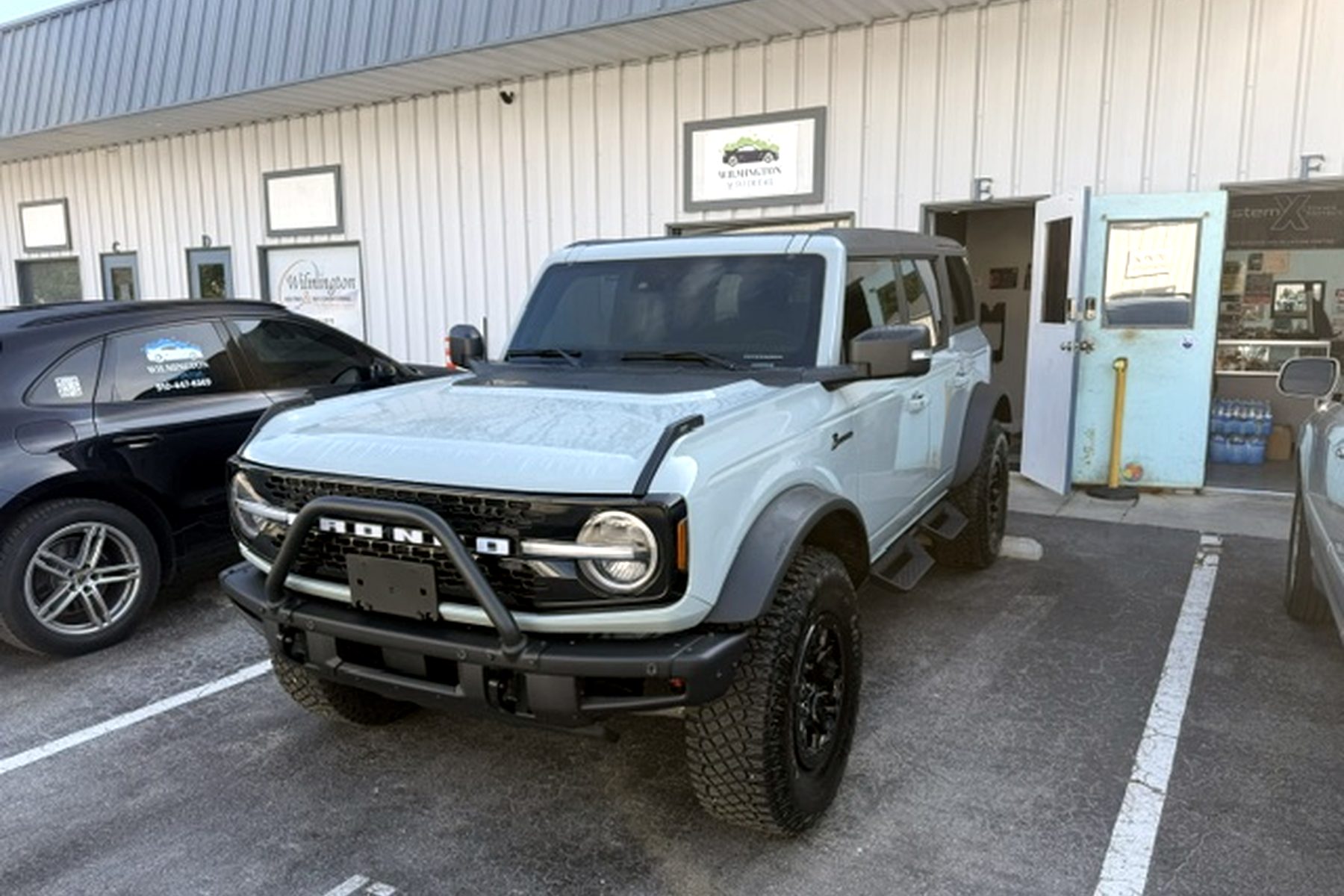 Front of the Wilmington Auto Detail shop