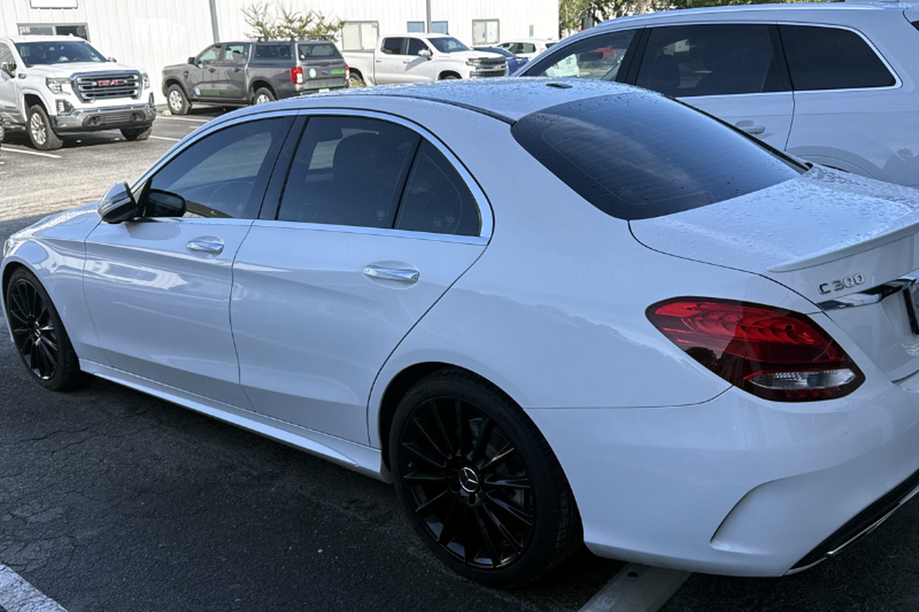 Car lot detailing service